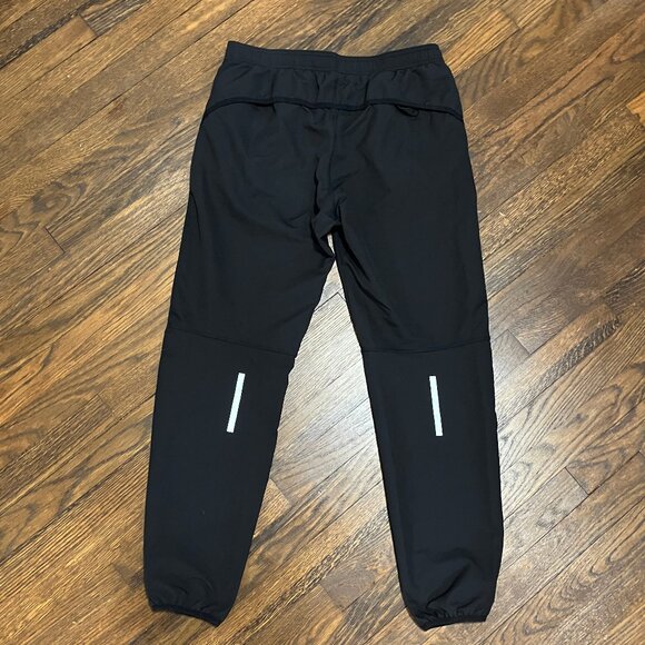 H&M Men's Fall/Winter black running jogger pants M Thermolite fleece-lined - Picture 6 of 9